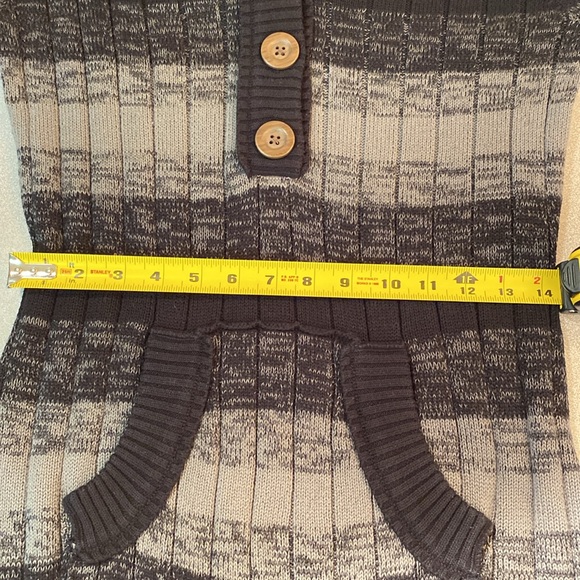 Roxy - Long sleeve Striped Sweater. Size XL - Picture 7 of 9